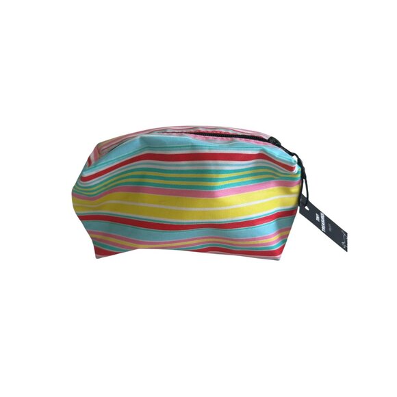 SCOUT Tiny Pleasures Striped Cosmetic Toiletry Makeup Bag NEW NWT - Picture 3 of 6